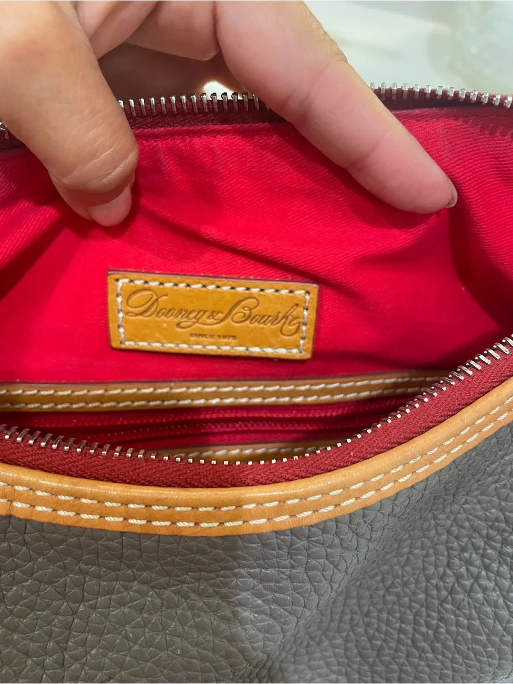 Dooney & Bourke pebbled leather